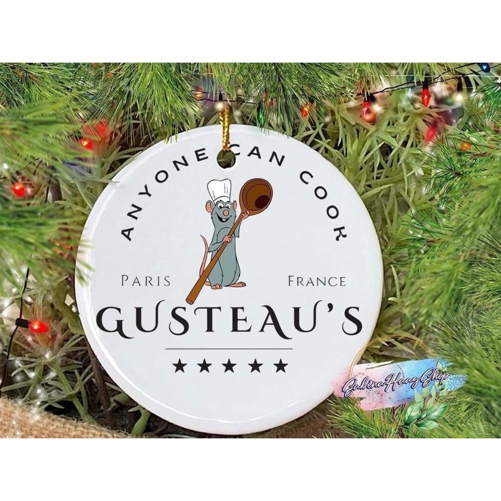 Ratatouille Ornament, Disney Christmas Ornament